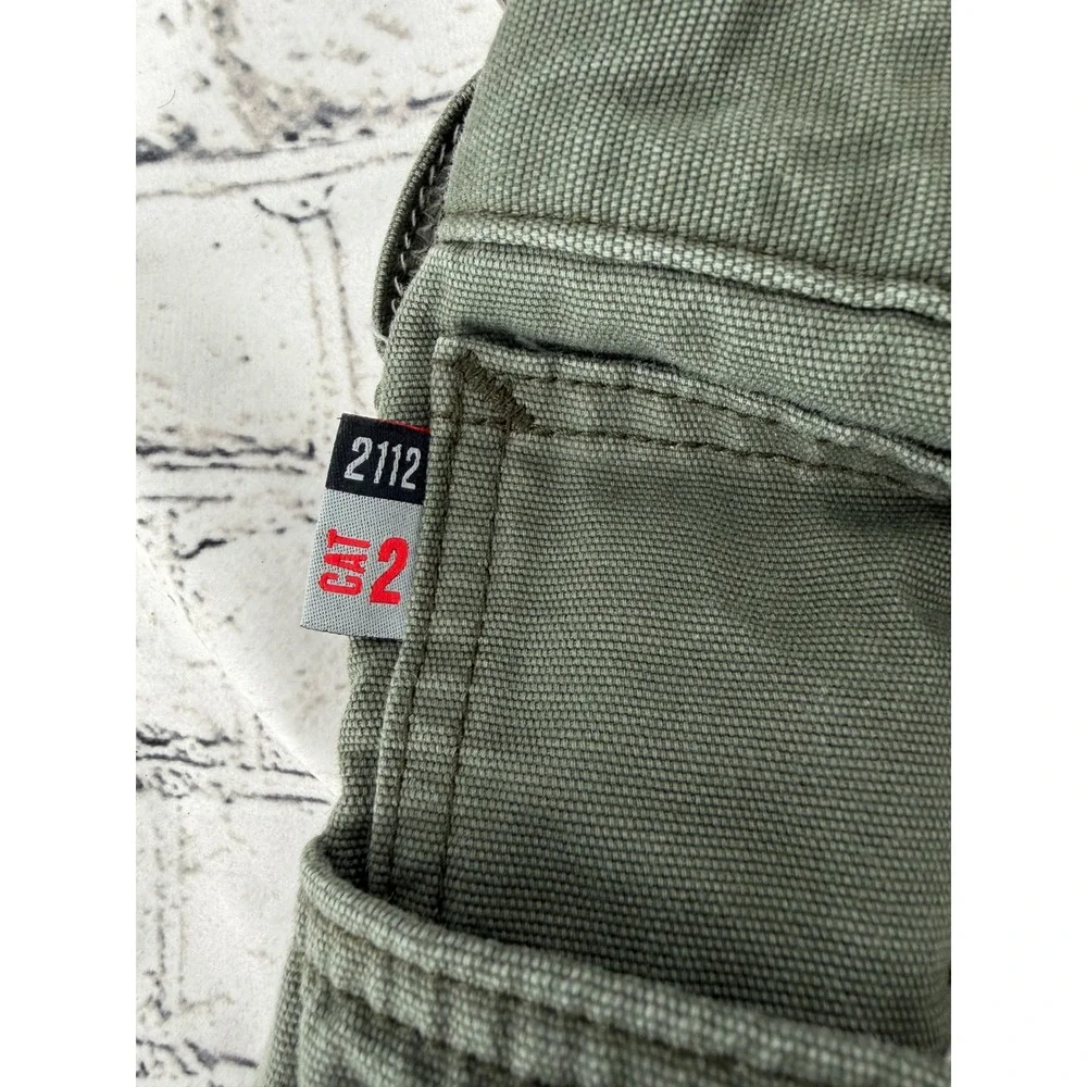 Carhartt FR Flame Resistant Loose Fit Work Pants‎ Khaki Green Mens 42x34